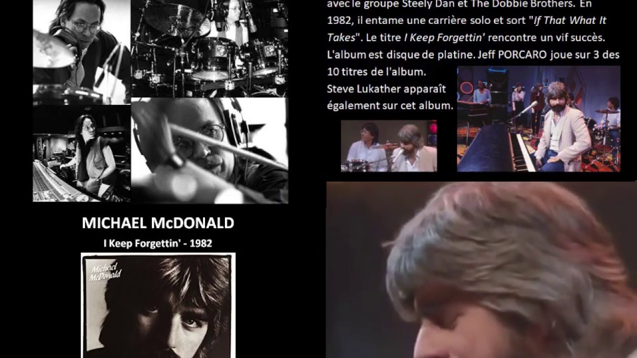 Jeff Porcaro & Michael McDonald on show TV (I Keep Forgettin' in 1982)