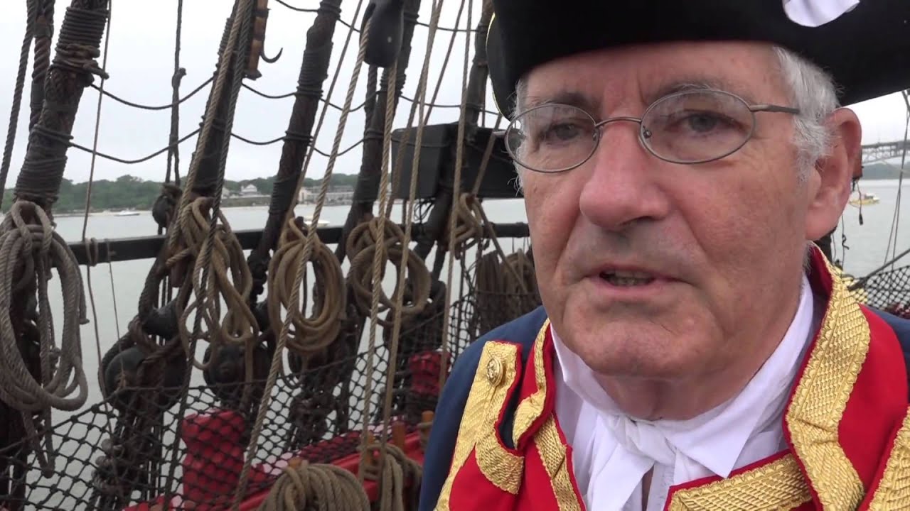 Arrivée de L'Hermione à Yorktown aux Etats-Unis
