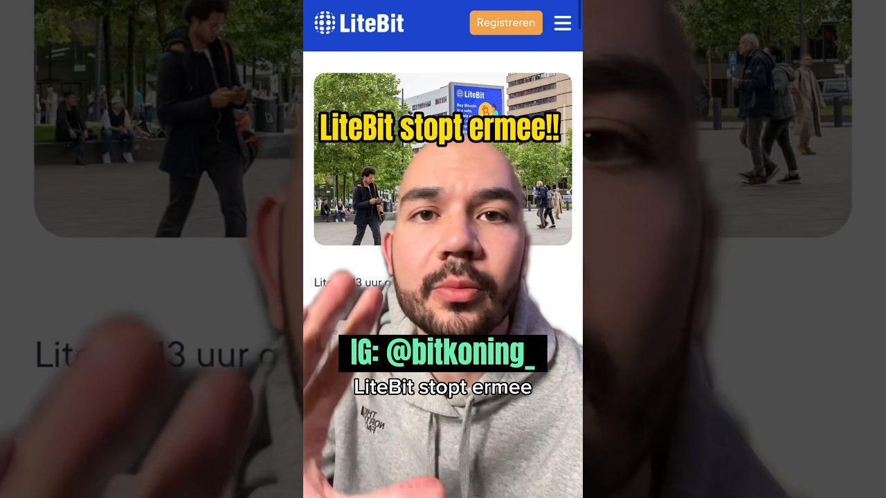 LiteBit stopt ermee!!! Opgelet
