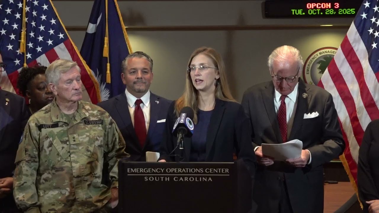 Press conference: Activation of One SC Fund, State Guard in Response to Loss of SNAP Benefits