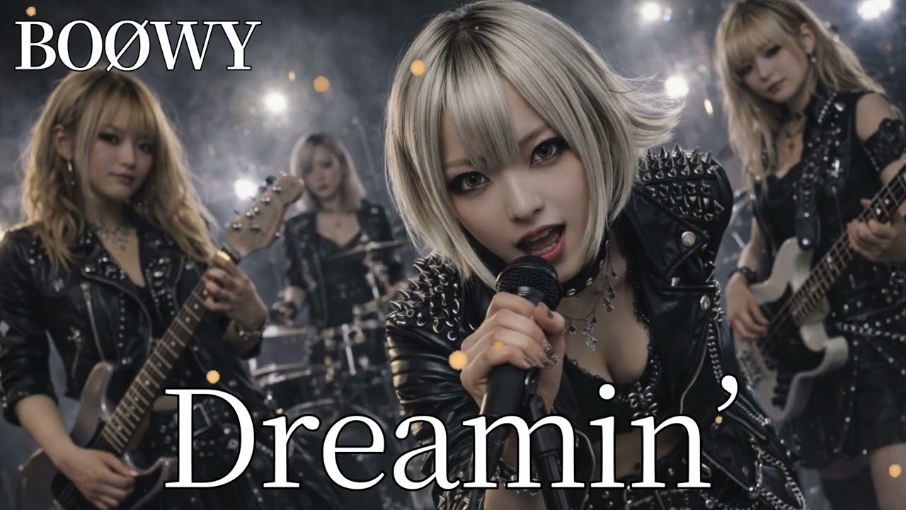 Dreamin’/ BOØWY ギャル達がバンド組んでアレンジしました【AIGirls Rock Band Symphonic Metal Cover】