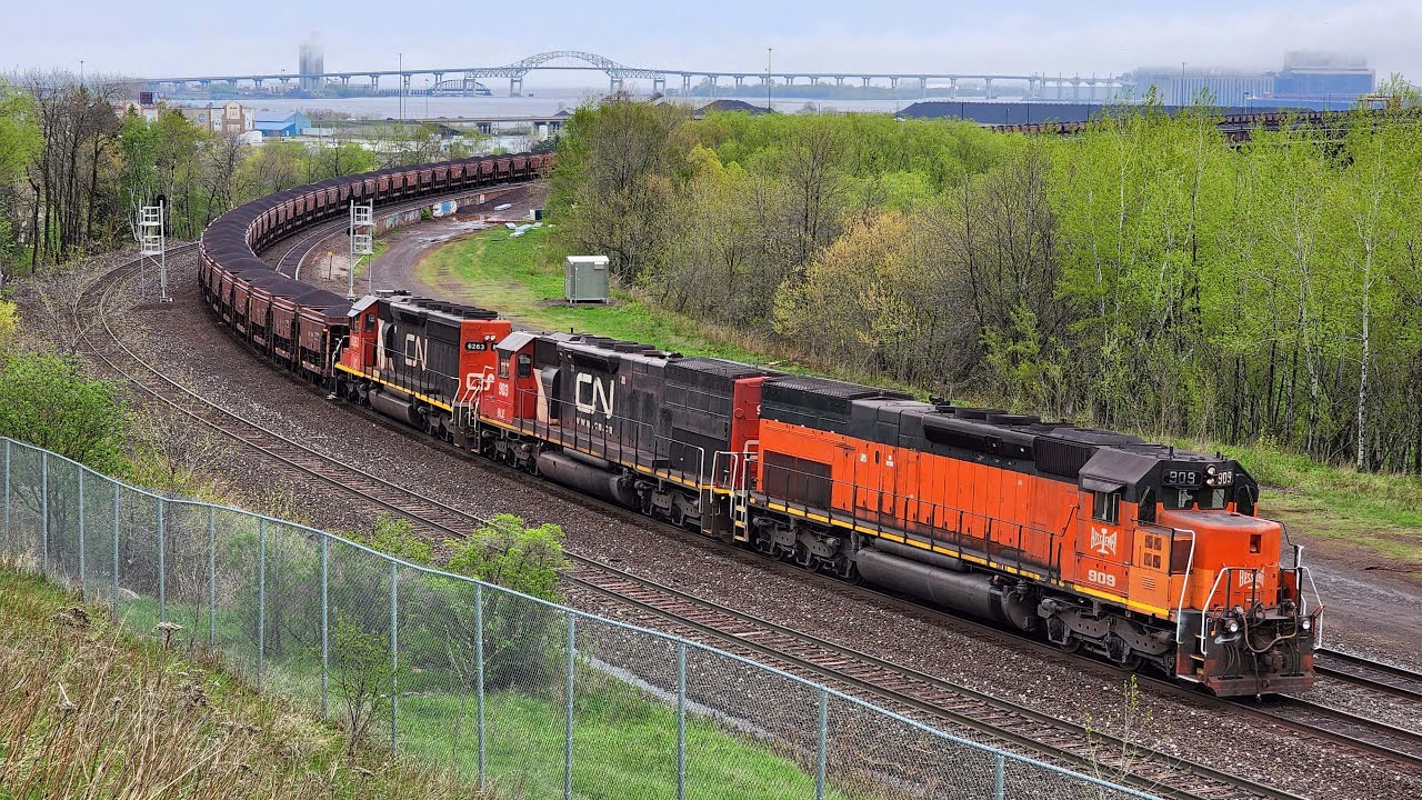 Canadian National Iron Range Operations in Northern Minnesota - May 2022