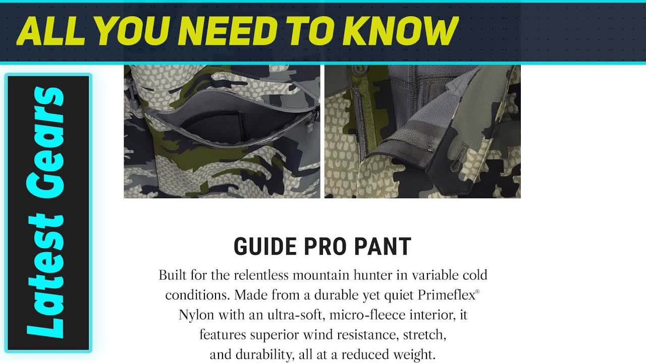 Брюки KUIU Guide Pro: непревзойденные характеристики для охоты в горах.