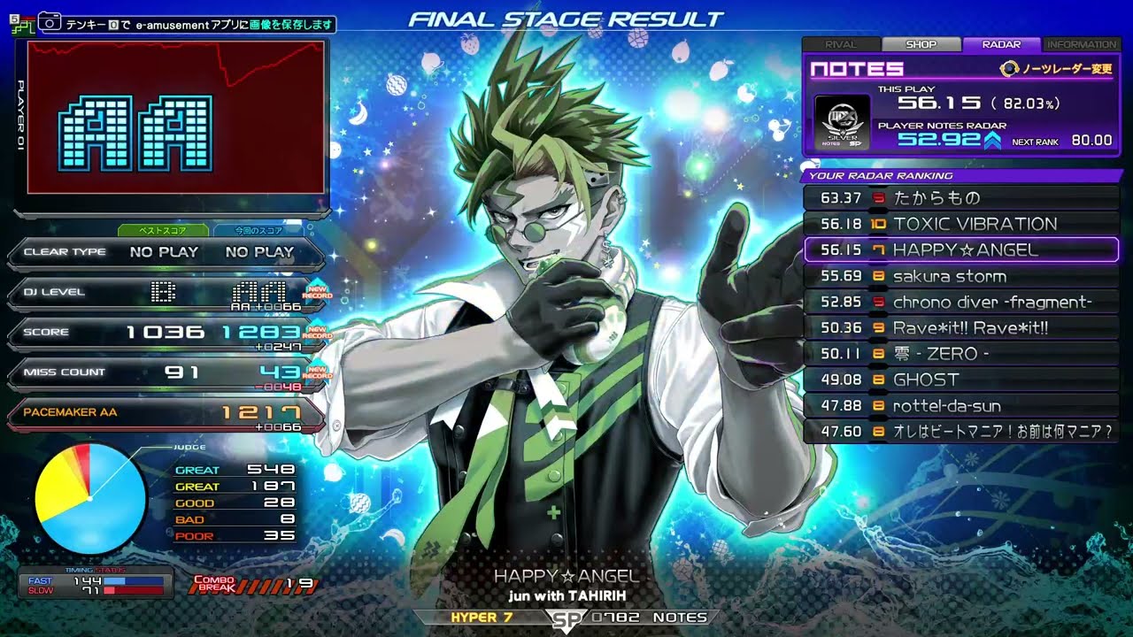 【beatmania IIDX】HAPPY☆ANGEL / jun with TAHIRIH