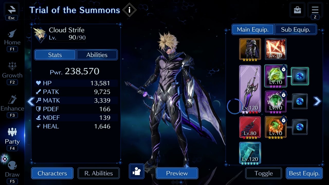 8K Bahamut EX 2 Full Auto Guide F2P Final Fantasy VII Ever Crisis