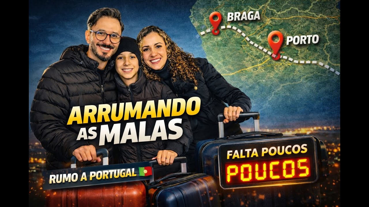 Arrumando as Malas com a Família Rodrigues-contagem regressiva