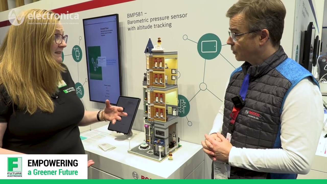 Bosch Barometric Pressure Sensor Accurate to 20 cm | Electronica 2022