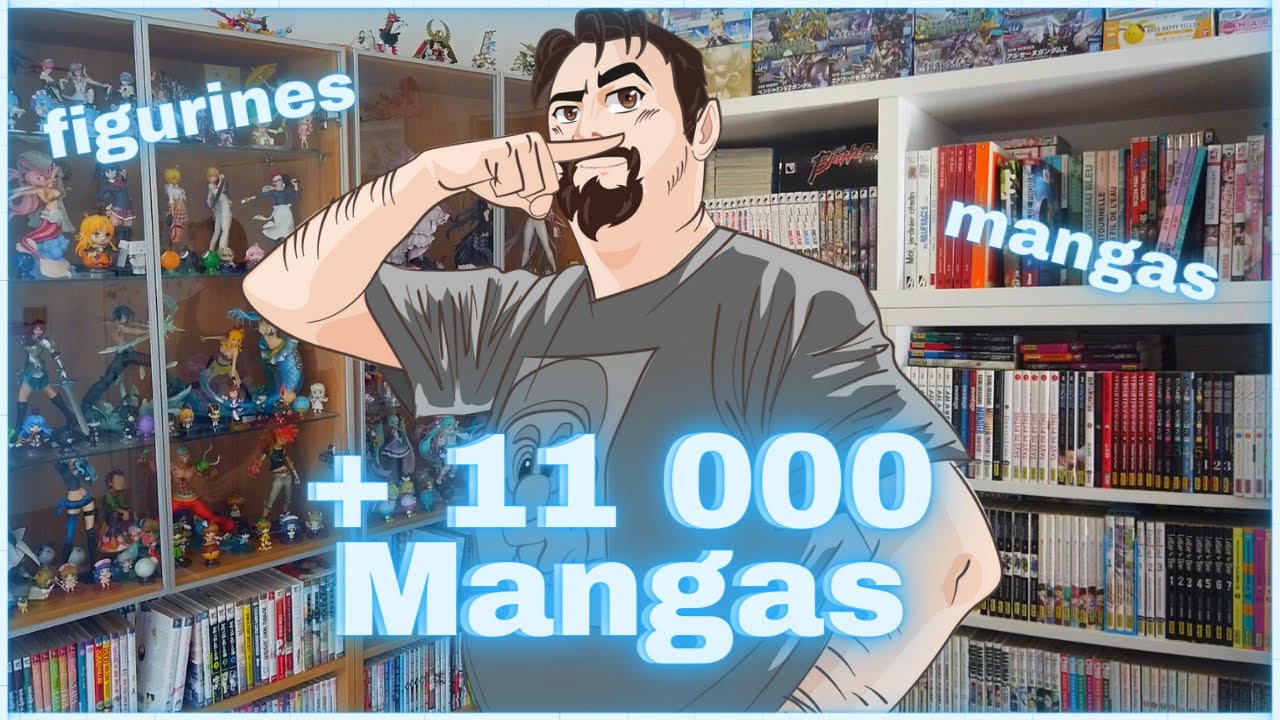 Mangathèque des abonnés : Ed dans ta maison 1 ! Plus de 11 000 mangas et beaucoup de figurines !