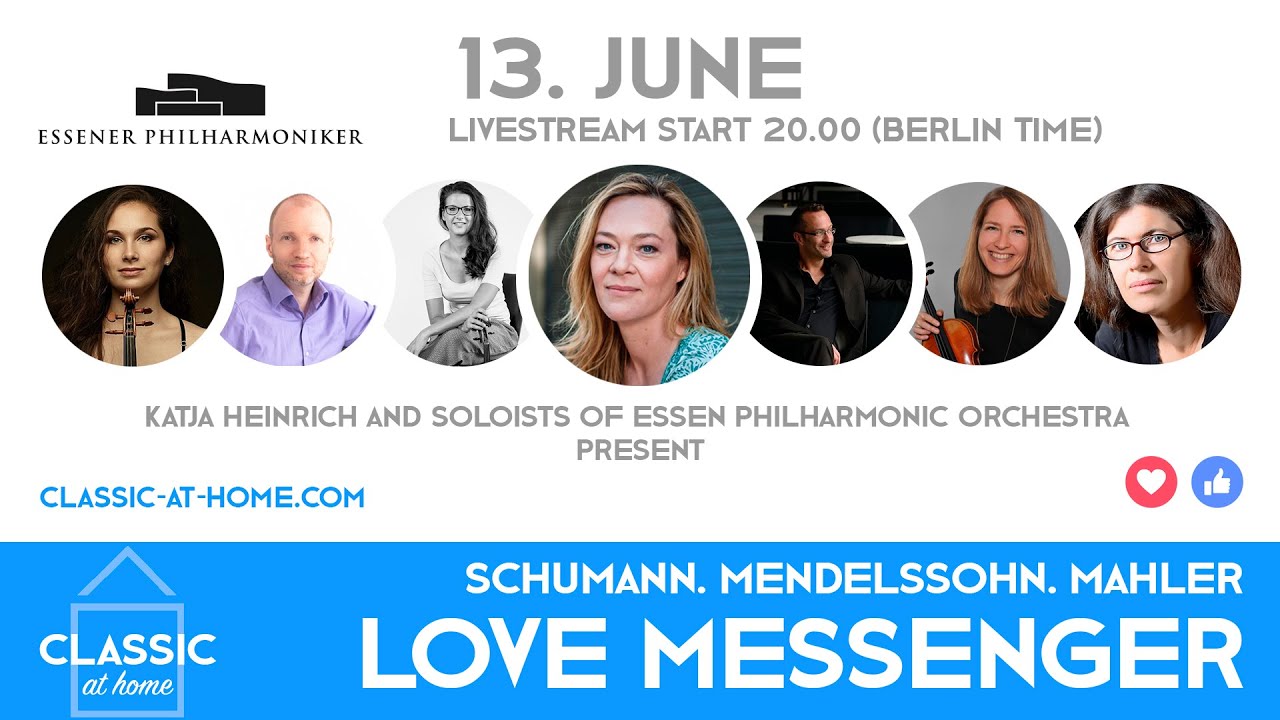 SCHUMANN. MENDELSSOHN. MAHLER. LOVE MESSENGER
