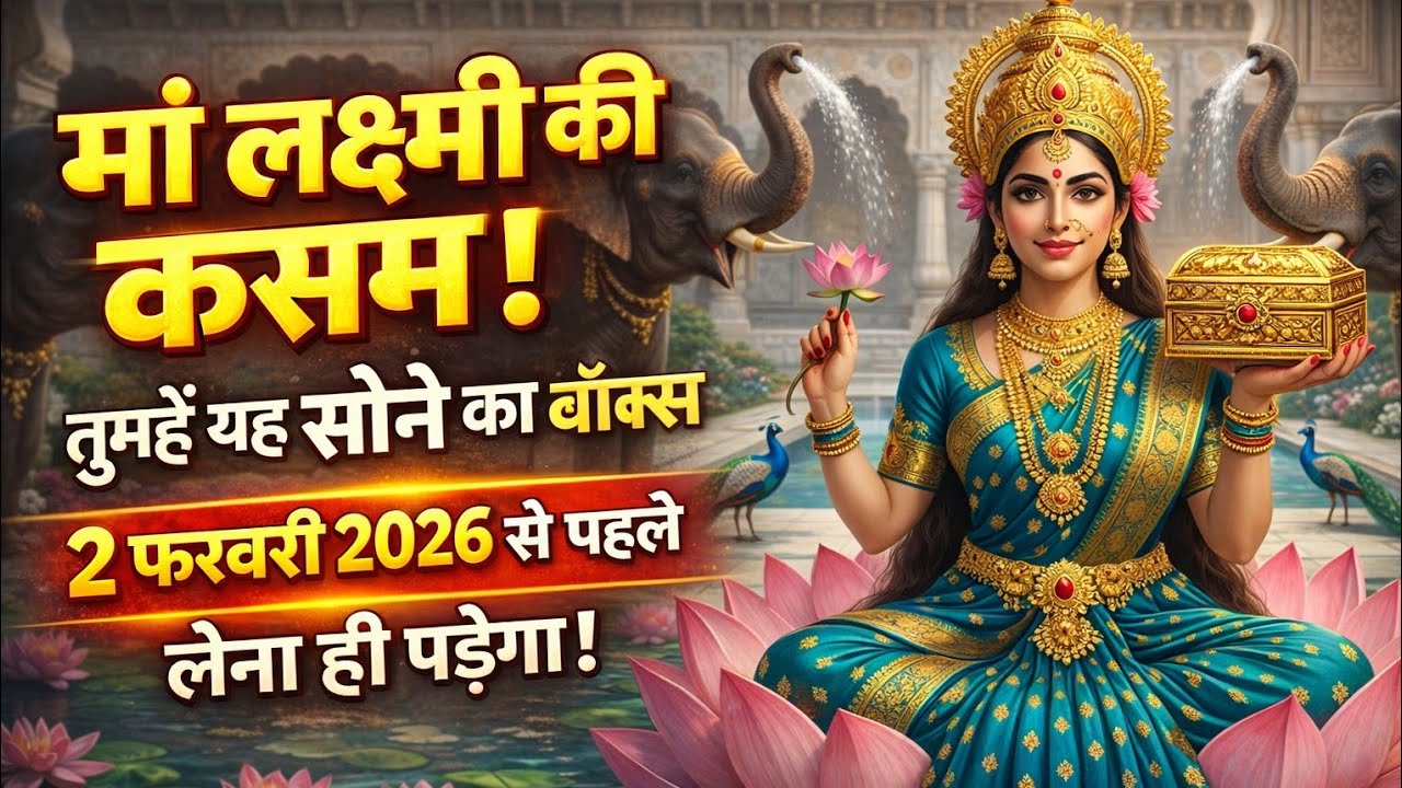 मां लक्ष्मी की कसम ! तुम्हे यह सोने का बॉक्स 2 फरवरी 2026 से पहले..🌺maa Laxmi ka sandesh 🌺 laxmi 