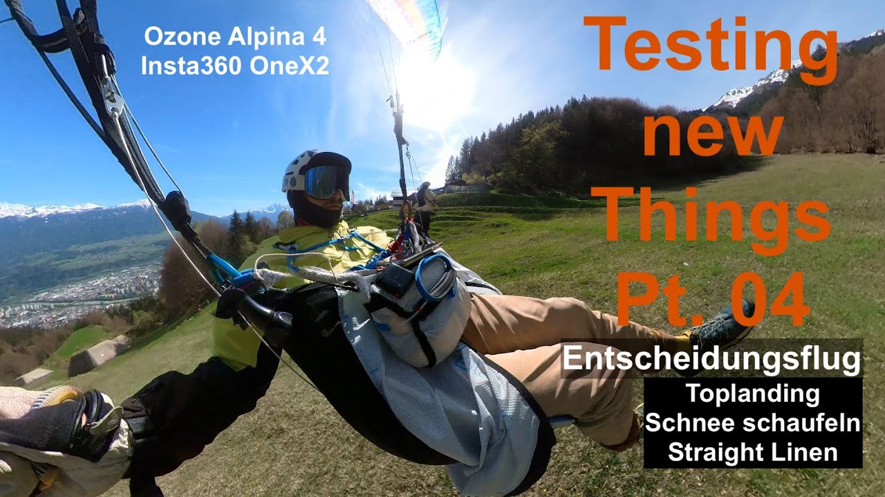 Testing new Things Pt.4 || Decision Time || Ozone Alpina 4 || Insta360 OneX2