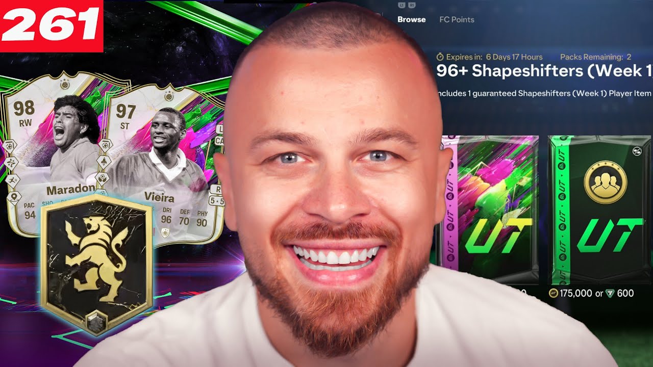 My 2x Rank 1 Elite Division Rewards + Guaranteed 96+ Shapeshifter Pack!  2 AMAZING CARDS PACKED!