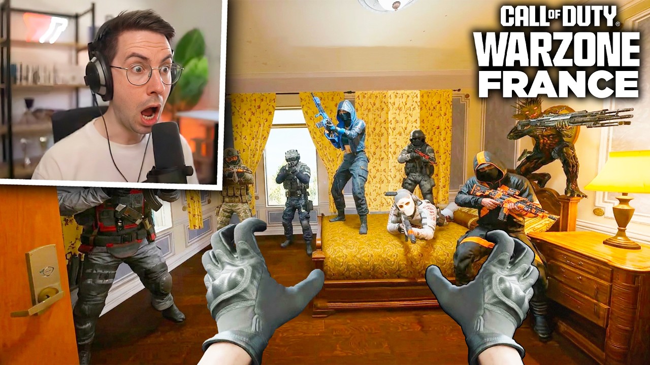 RISKIN'S CAMPERS, KENROW'S GIRLFRIEND & TELO'S HELICOPTER! 🚁 (WARZONE FRANCE #918)