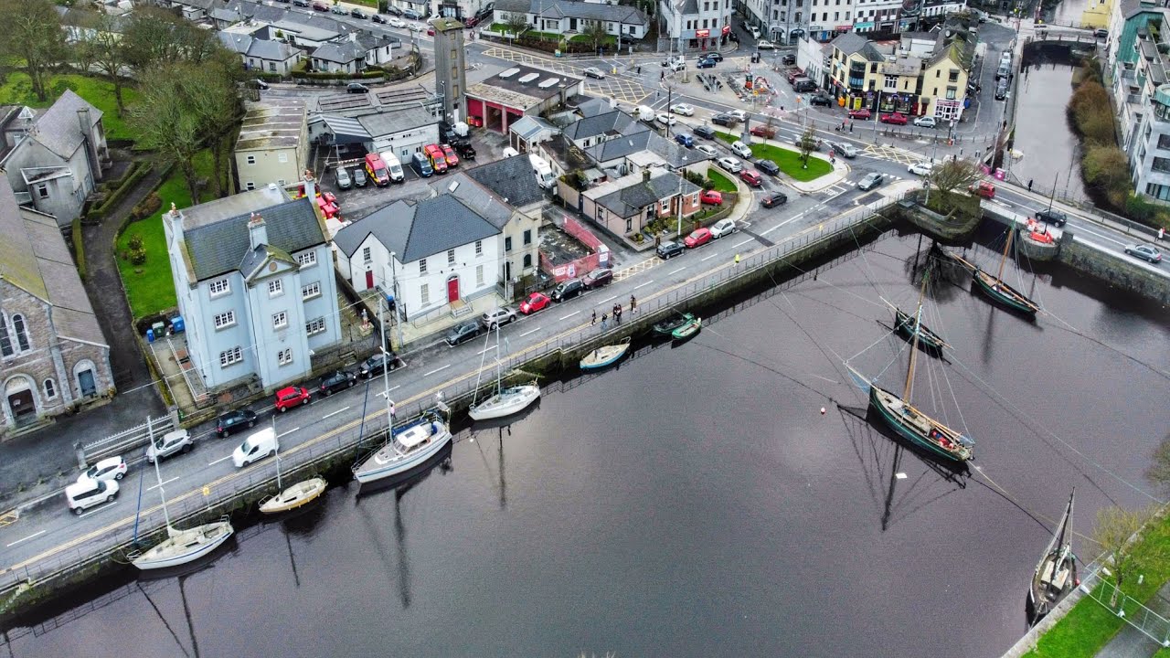 Another one of Galway City. Corrib River. Claddagh.