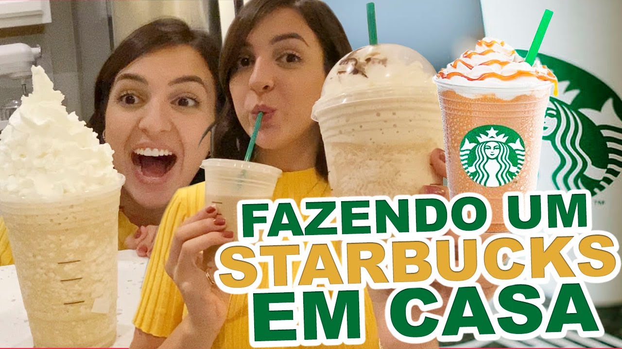 COMO FAZER O FRAPUCCINO DO STARBUCKS COM INGREDIENTES QUE TEM EM CASA