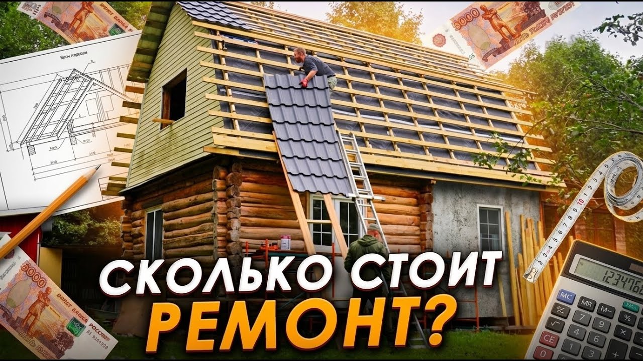 🏠Как мы починили невозможную крышу?😱