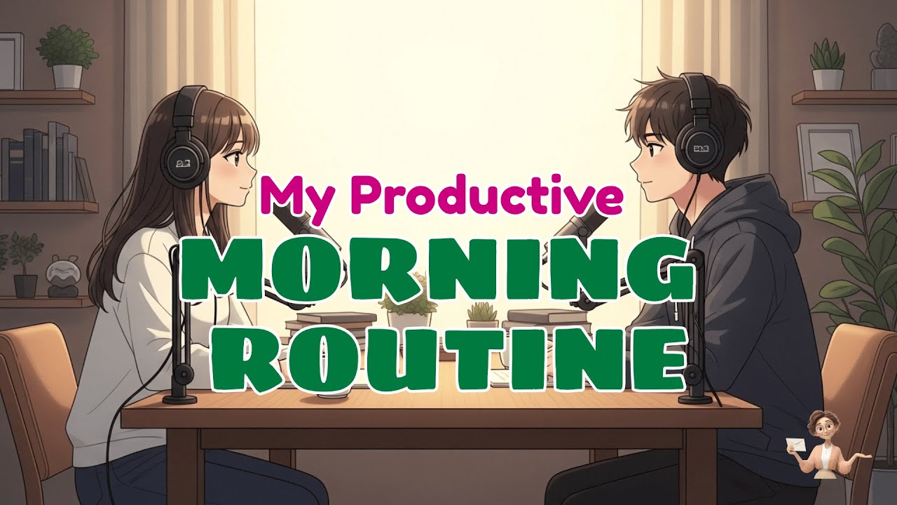 Morning Routine to Improve Your English – Easy English Podcast for B1 Conversation