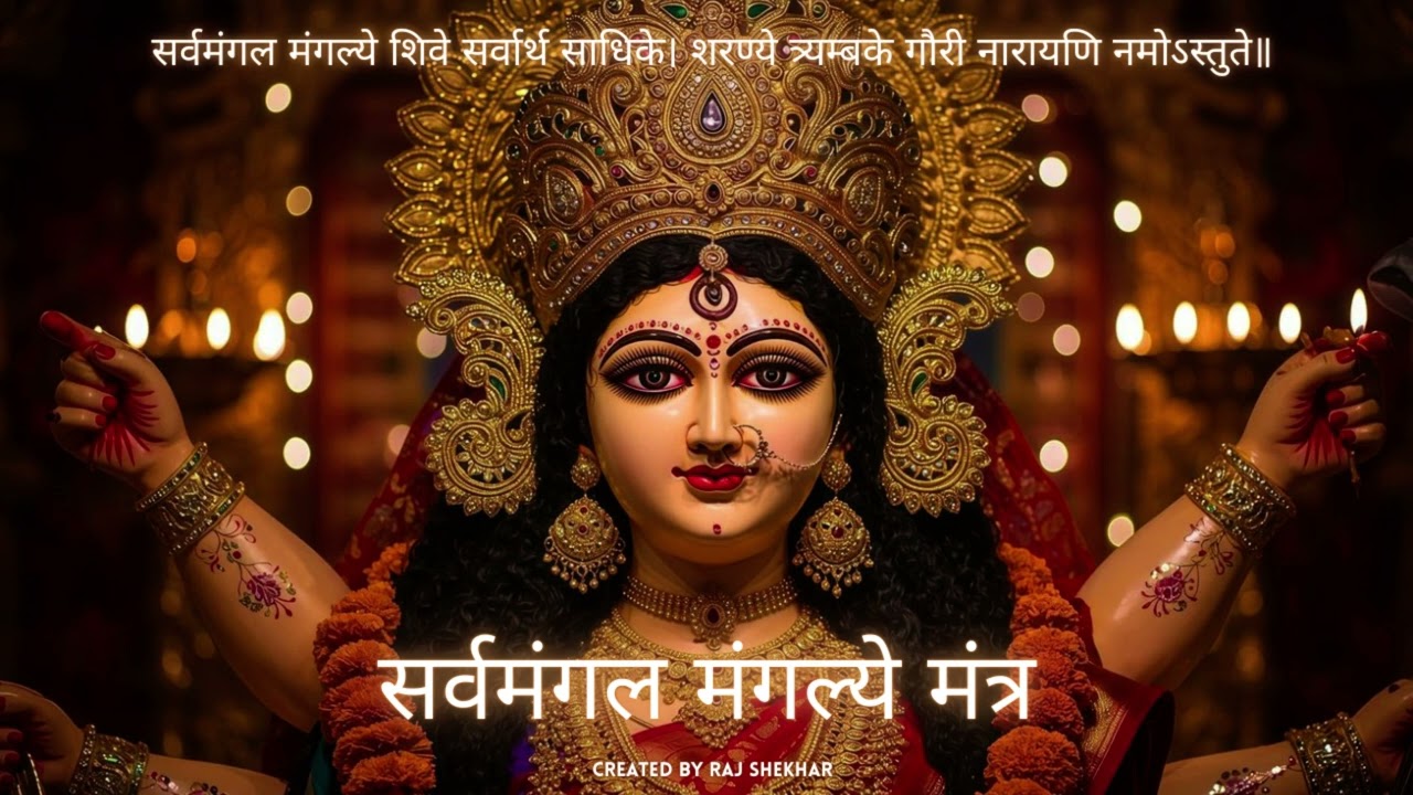 Sarva Mangala Mangalye Mantra | Goddess Durga Powerful Prayer | Gauri Mantra | Raj Shekhar