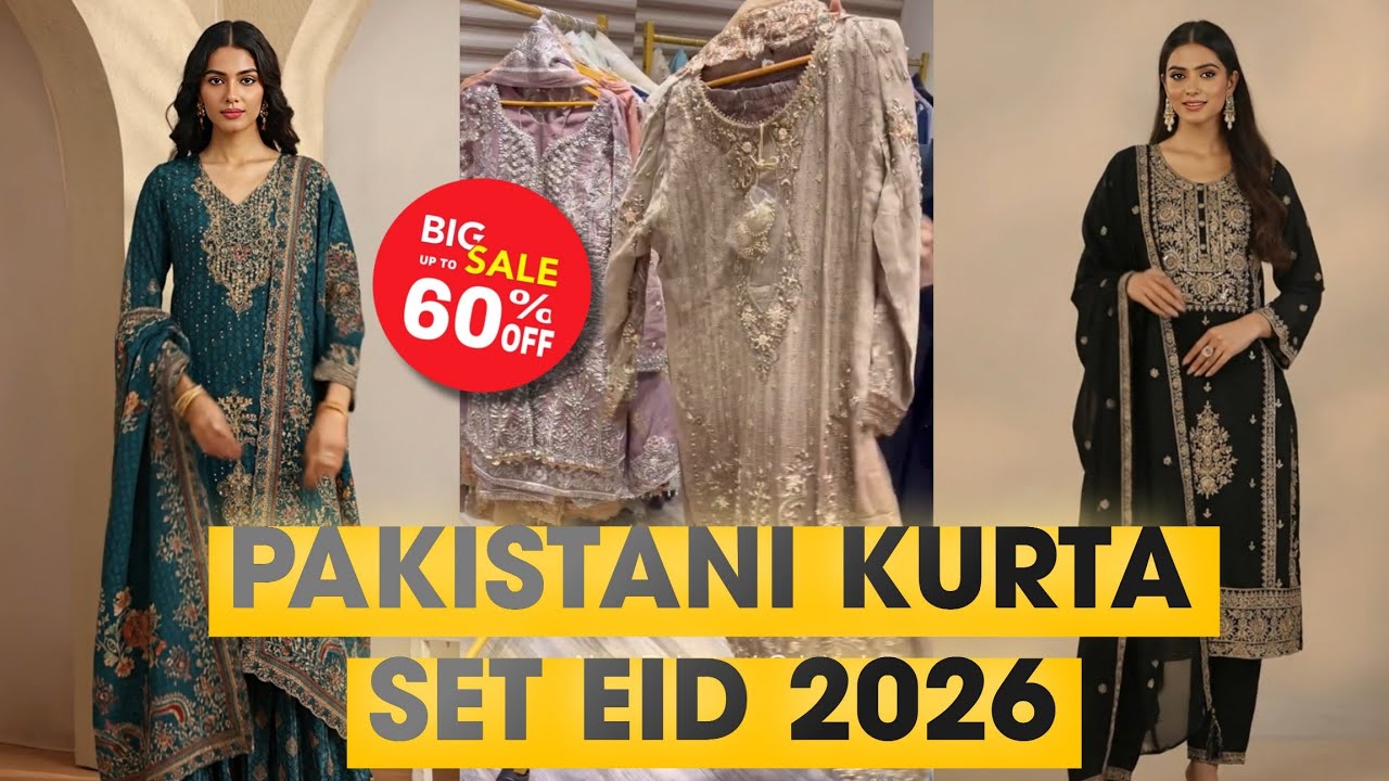 2026 Eid Collection Pakistani Suit & Kurta Set | Amazing Deal 🔥 Lowest Price Fashion Sale 2026