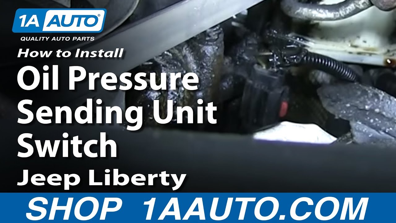 How to Replace Oil Pressure Switch 03-12 Jeep Liberty
