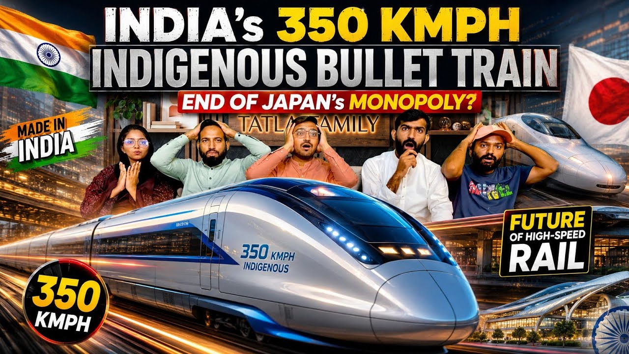 India&rsquo;s 350 Kmph Indigenous Bullet Train | End of Japan&rsquo;s Monopoly? Future of High-Speed Rail
