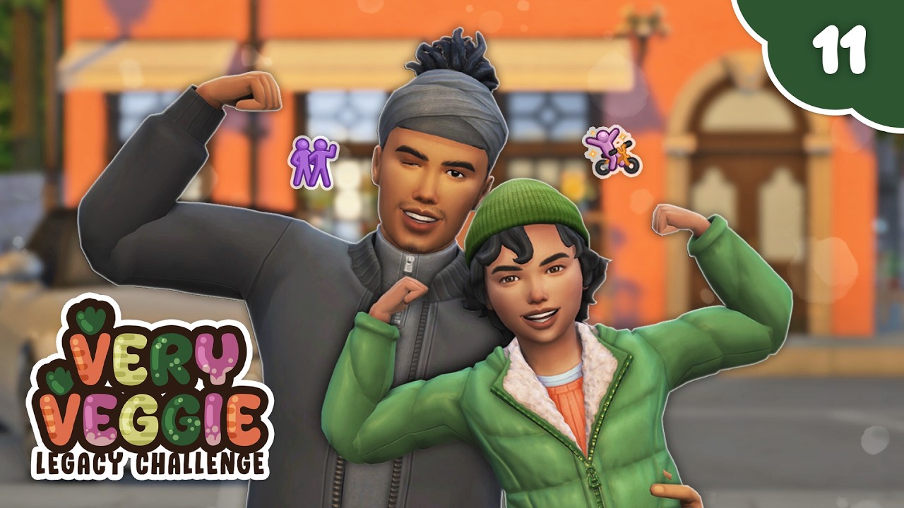 Father-Son Bonding [11] Sims 4 Very Veggie Legacy
