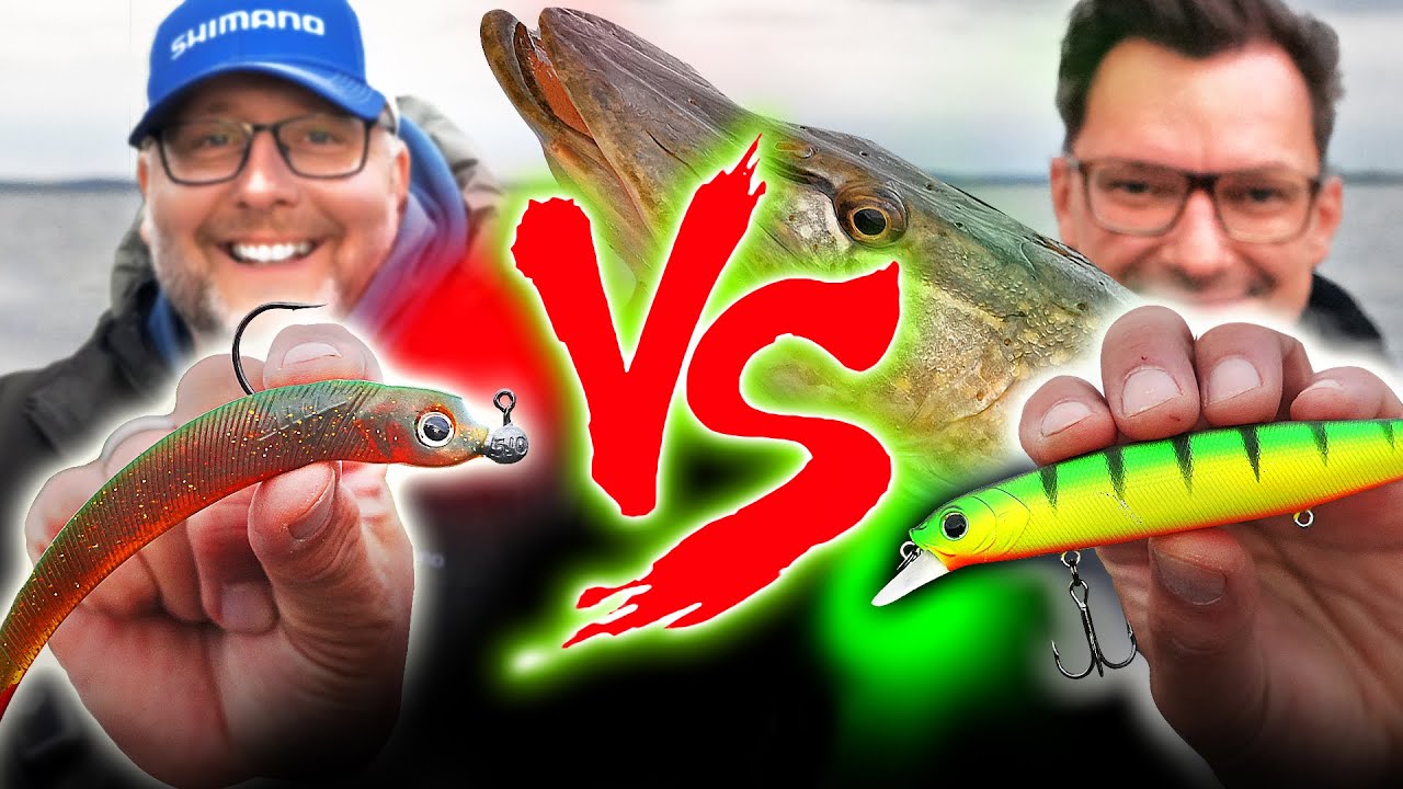 Lieblingsköder vs. Wobbler beim HECHTANGELN im Juli 😱