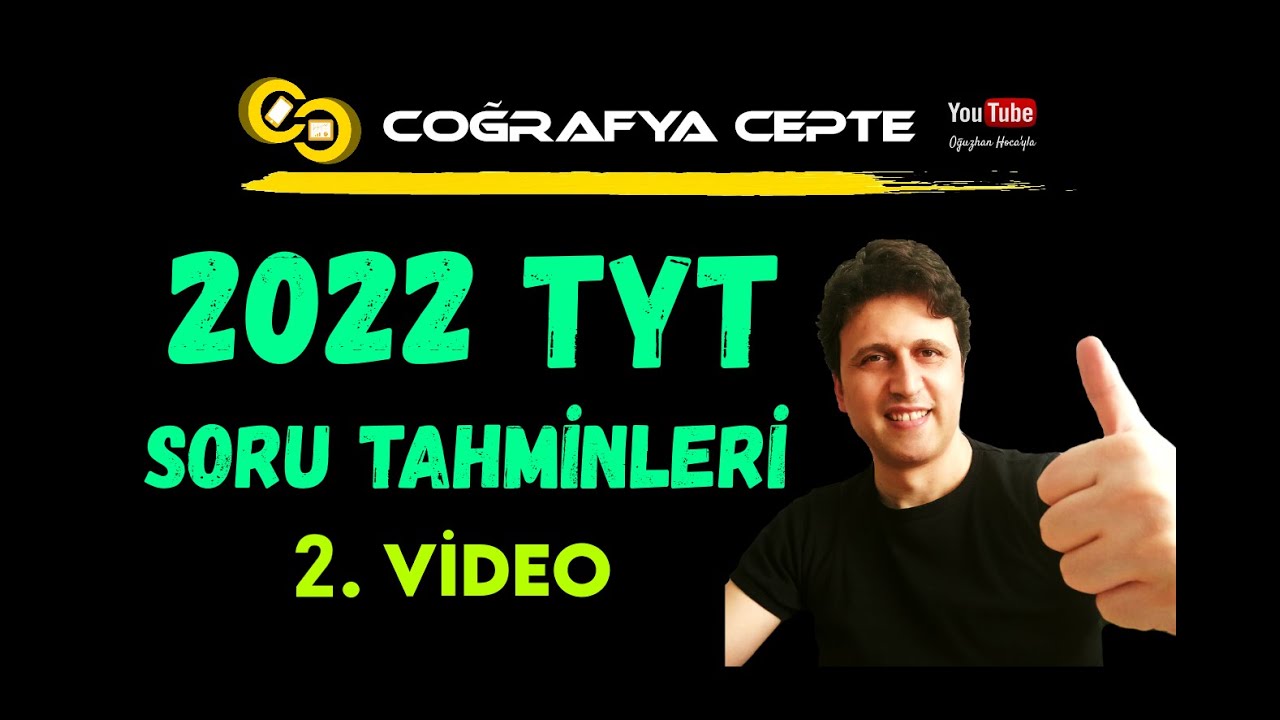 2022 TYT COĞRAFYA SORU TAHMİNİ 2. VİDEO #tyt #tytcoğrafya #coğrafya #yks2022