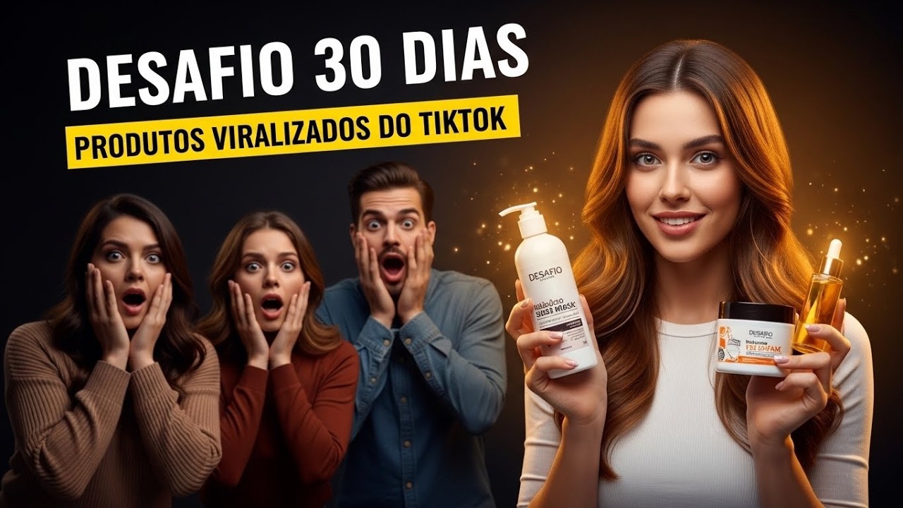 Testei Produtos do TikTok por 30 Dias… O Resultado no Meu Cabelo Me AssustOU 😱
