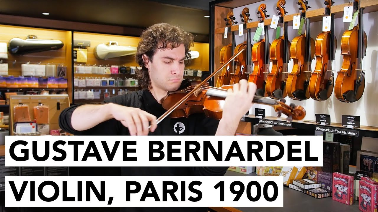 Gustave Bernardel Violin Made in Paris, 1900