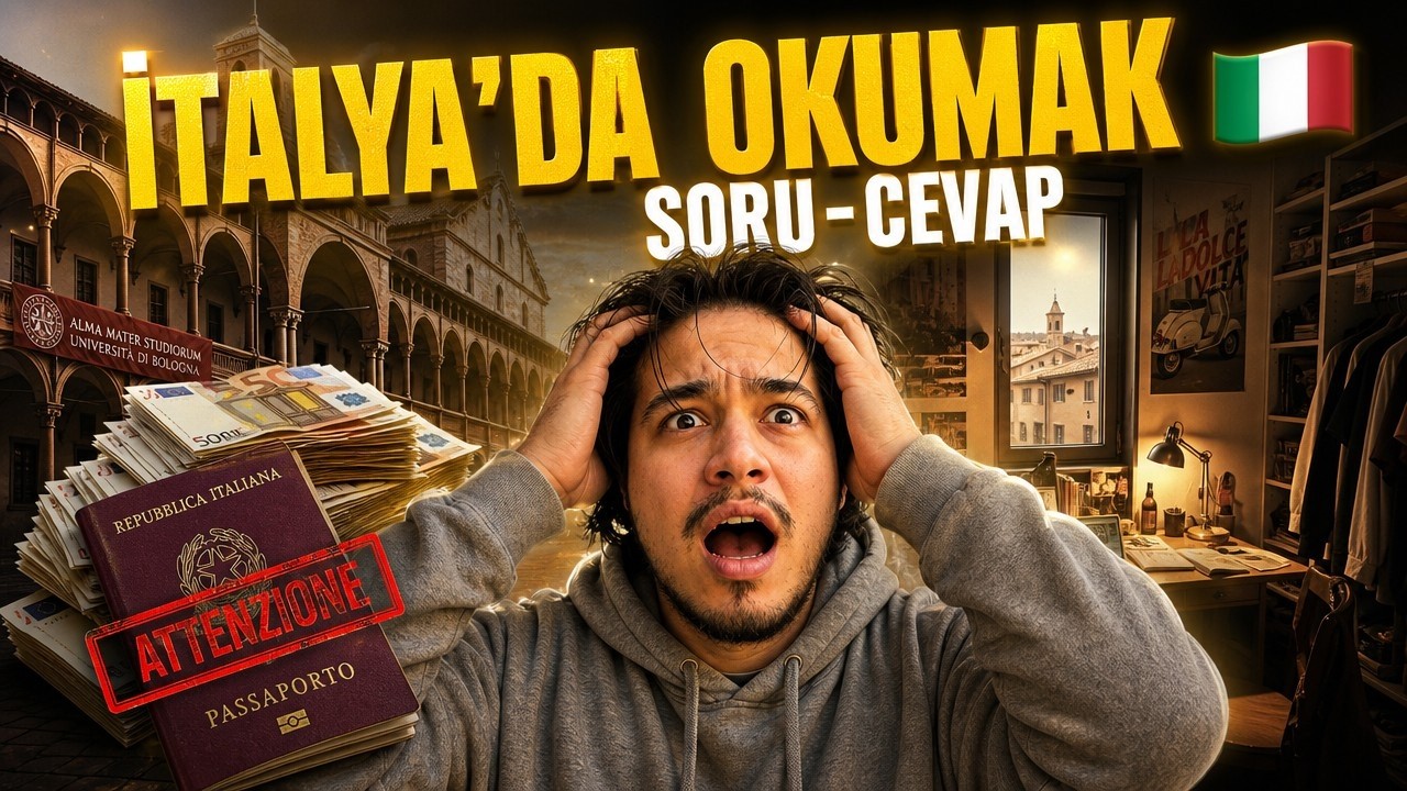 İTALYA'DA OKUMAK İSTEYEN HERKES BU VİDEOYU İZLEMELİ! | SORU-CEVAP