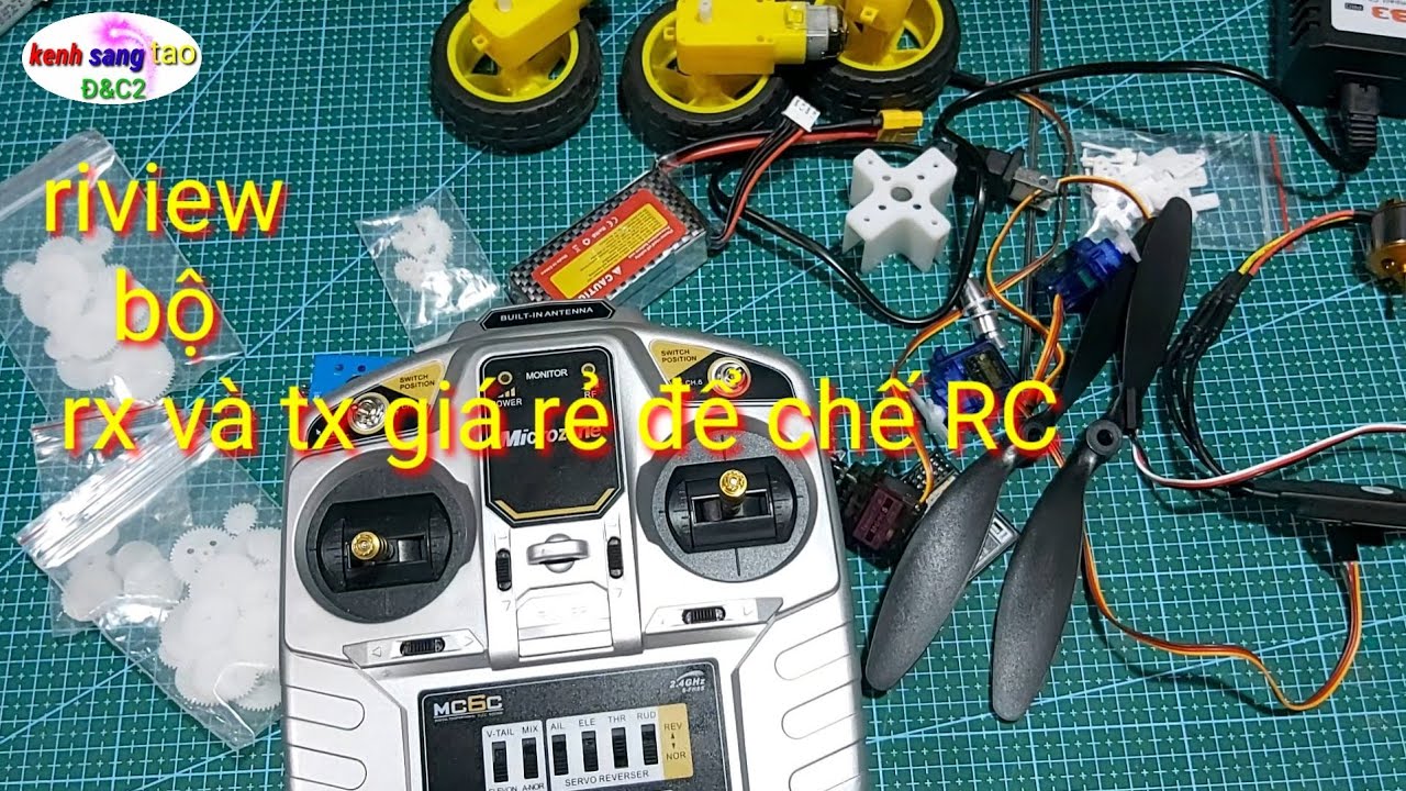 riview rx và tx giá rẻ để chế RC