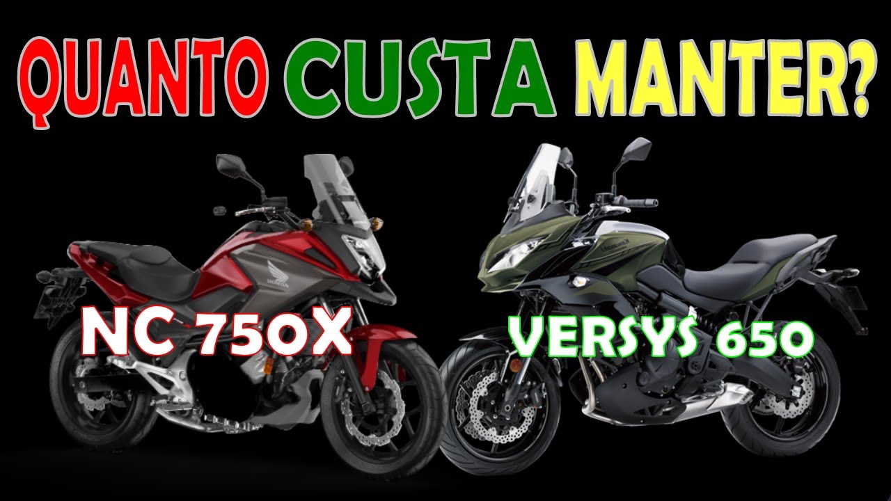Quanto custa manter? Versys 650 x NC 750X x CB 500X