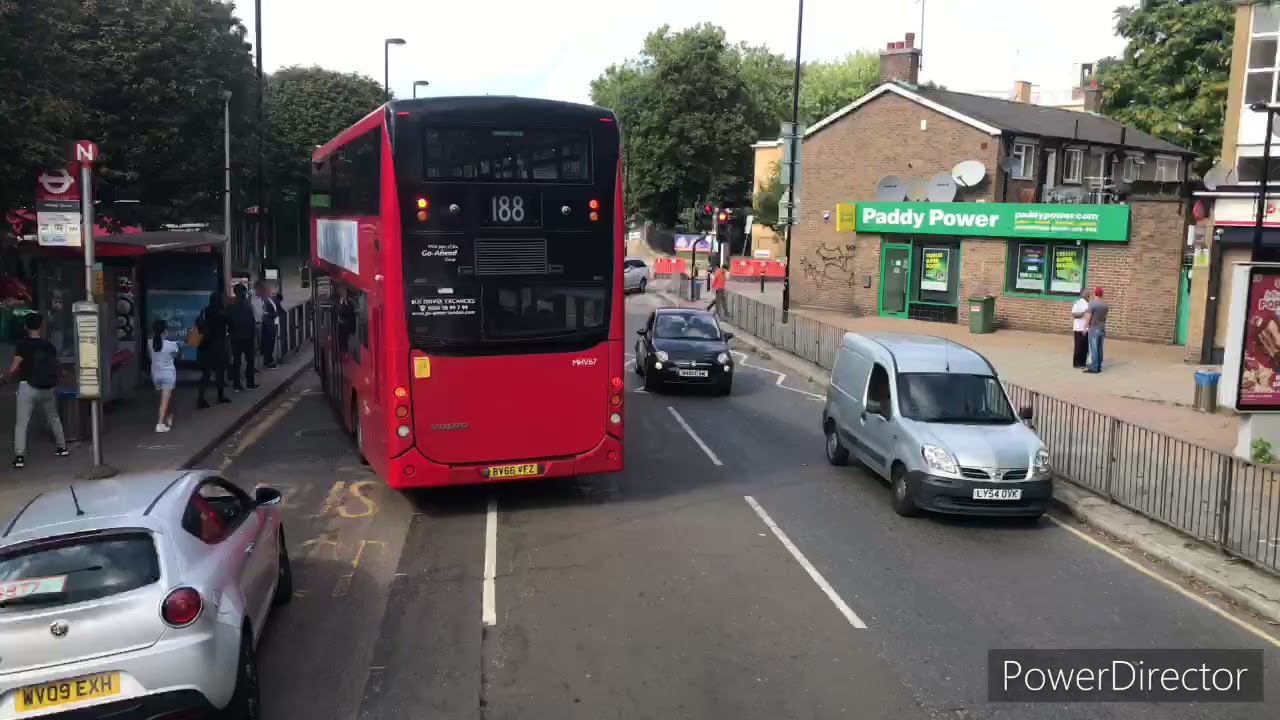 Full Route Visual | Route 199: Bellingham, Catford Bus Garage - Canada Water | 19845 s