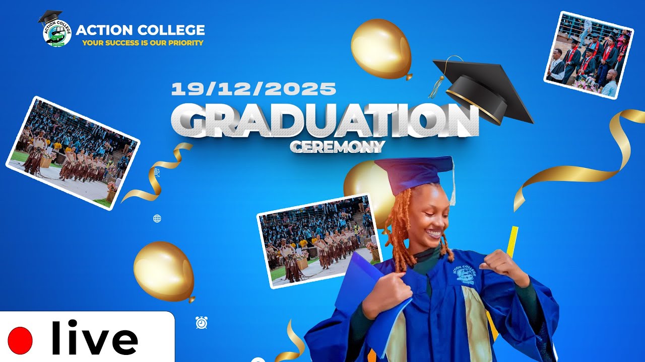 LIVE🔴ACTION COLLEGE - GRADUATION - 2025