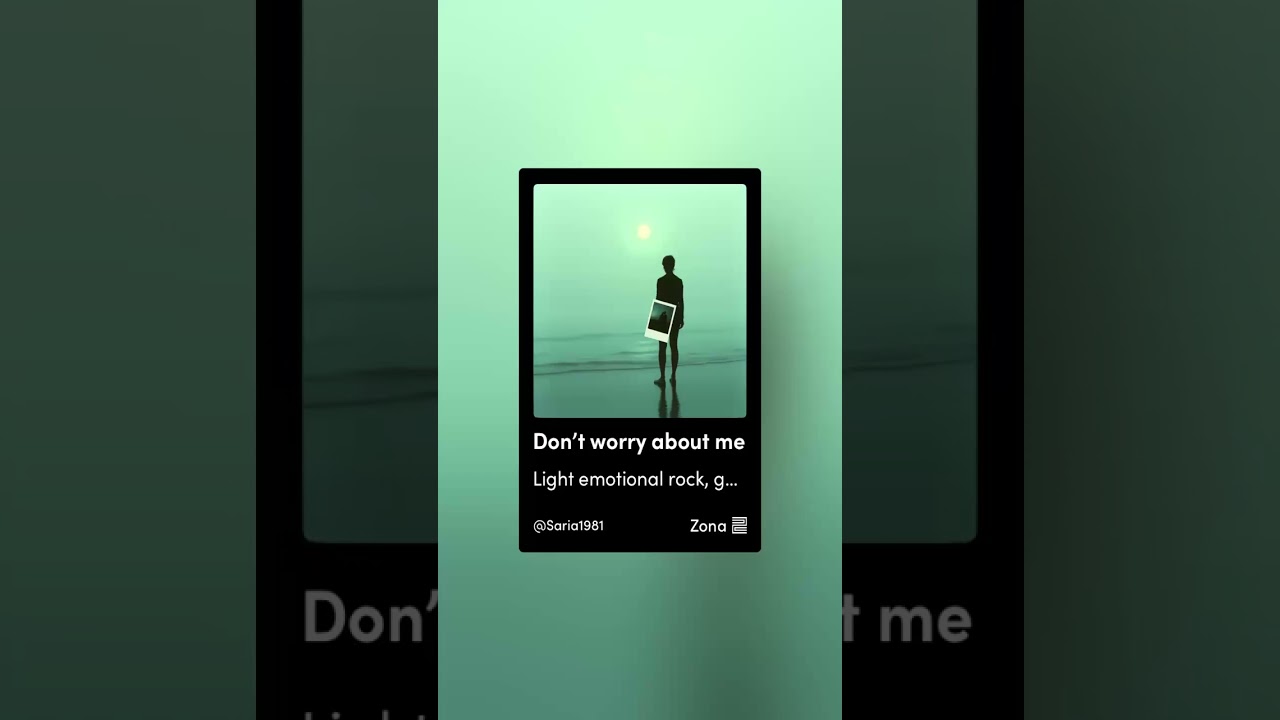Don’t worry about me 