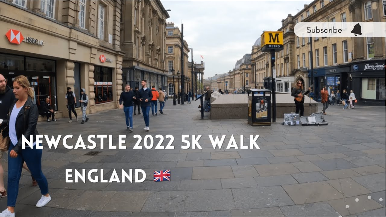 Walk Around Newcastle with Me (5K) 🇬🇧