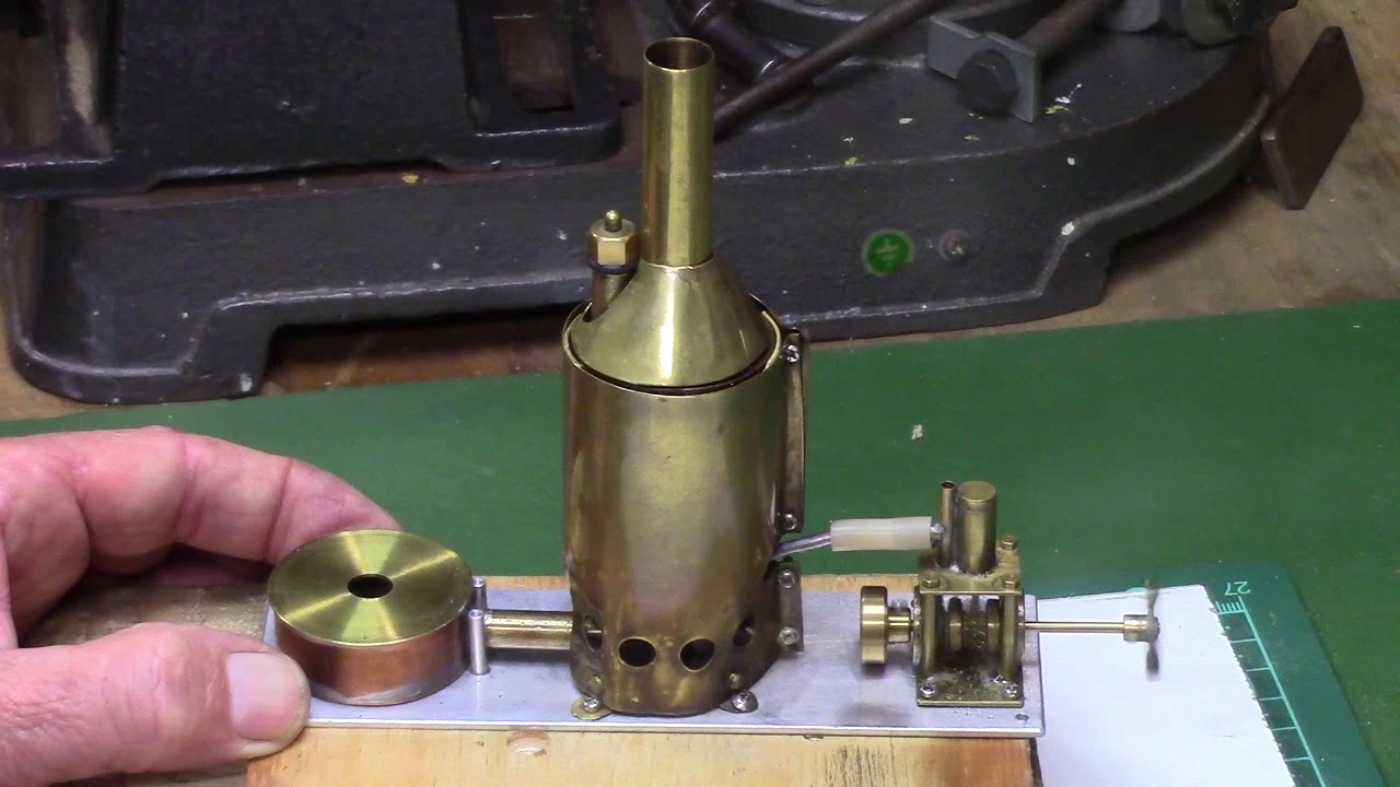 Miniature  Steam Powerplant Live steam run