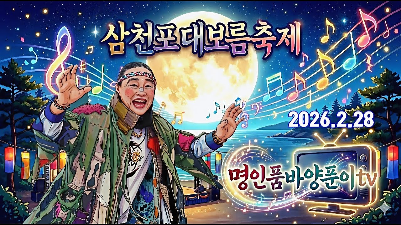 삼천포보름대축제 둘쨋날 명인품바양푼이tv #라이브공연 #shorts