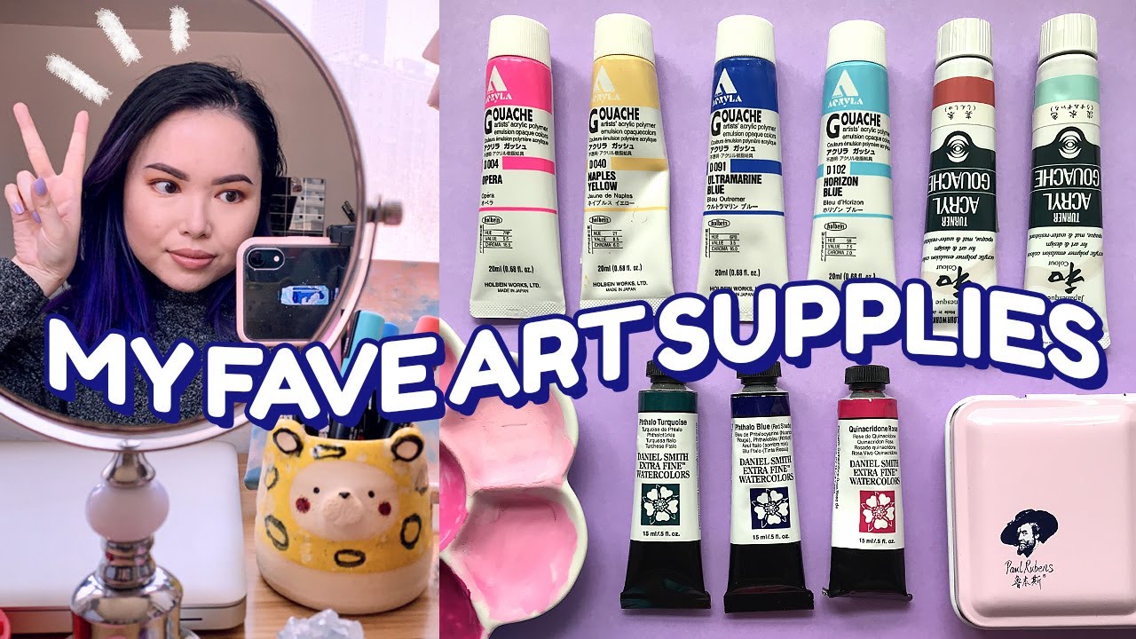 ✰ MY FAVOURITE ART SUPPLIES ✰