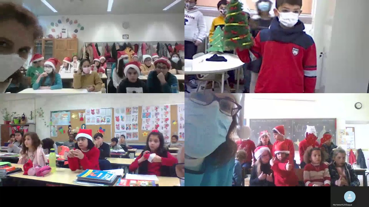 O “Natal Online” dos alunos do 4.º ano