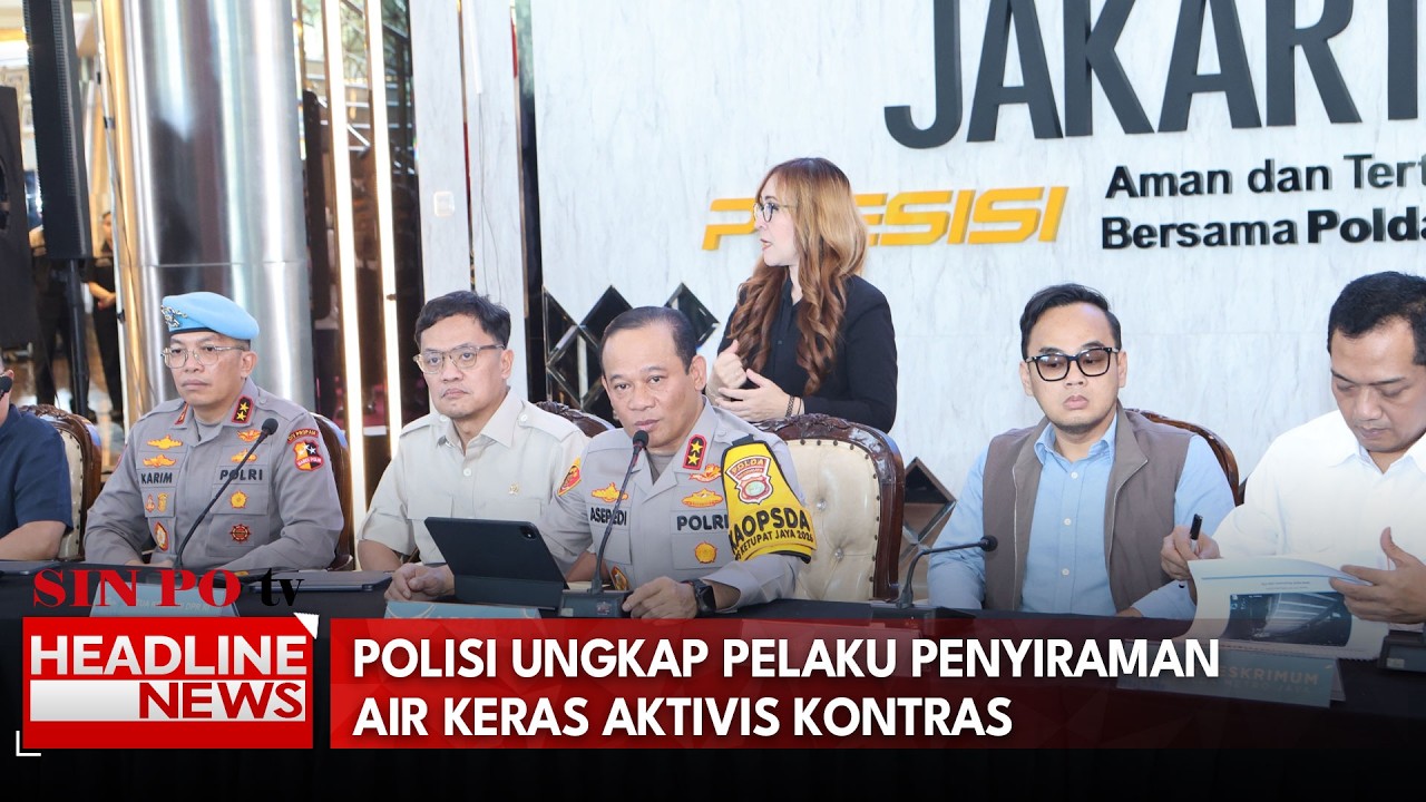 Polda Metro Jaya Ungkap  Pelaku Penyiraman Air Keras Aktivis Kontras Melalui Analisa Scientific