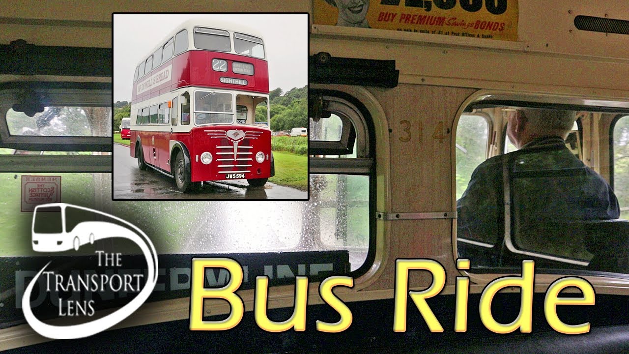 Classic Bus Ride on Guy Arab JWS 594.  Scottish Vintage Bus Museum Open Weekend August 2021