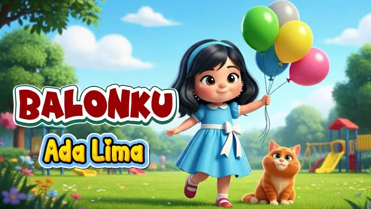 Lagu Balonku Ada Lima - Lagu Anak & Balita | Lagu Anak Ceria Edukatif Terbaru Populer