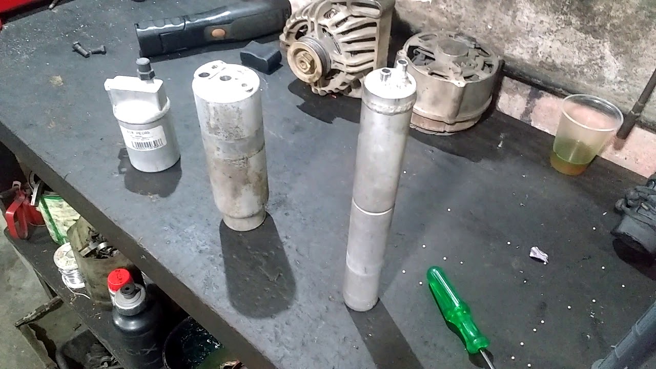 Entupimento no sistema do ar condicionado!( Filtro secador )