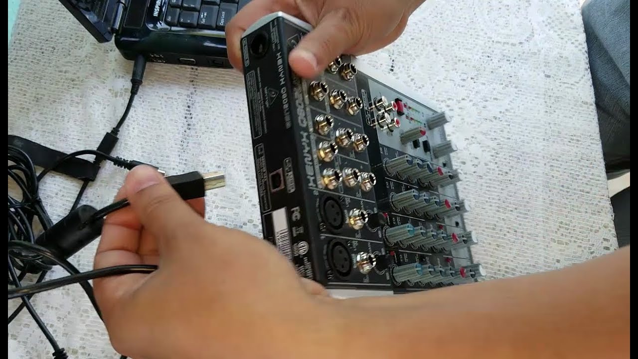 🤔Para que sirve el  USB de  la consola BEHRINGER XEXYS  Q802 USB  100% (FUNCIONA)