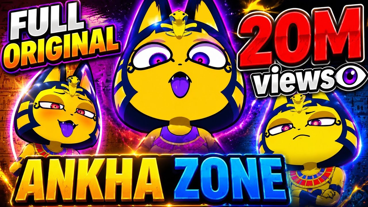 ZONE ANKHA (Full Original HD Video) Minus8/Animation/Yellow Egyptian Real Cat 🐱@dd.business.p