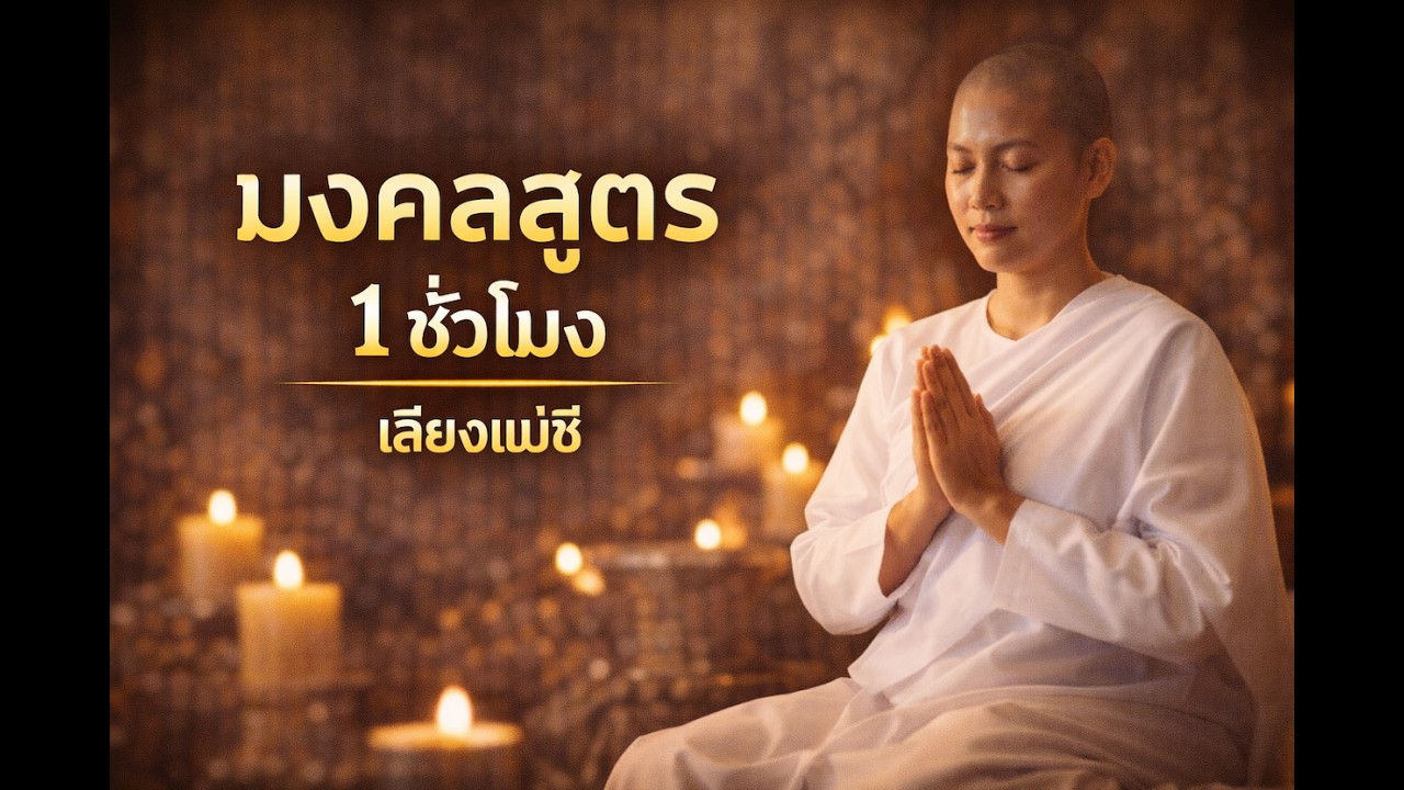 มงคลสูตร 1 ชั่วโมง | เสียงแม่ชี แบบเถรวาทไทย