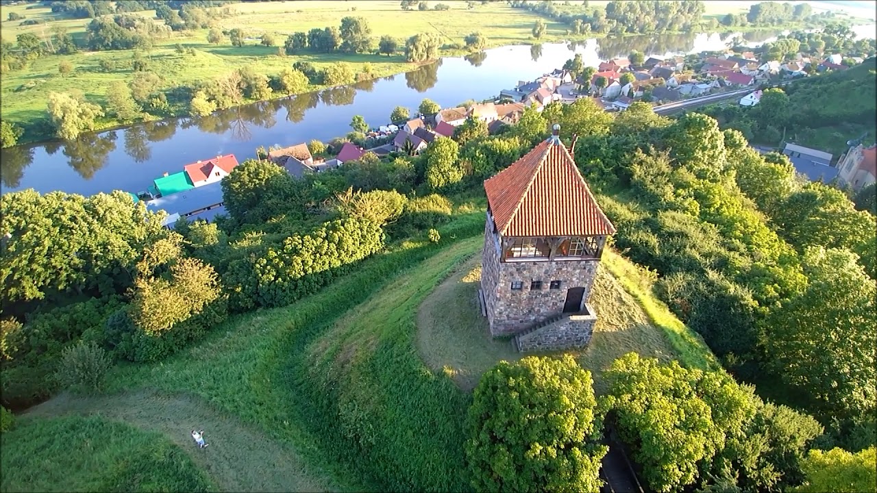 Santok, lubuskie Poland by drone Yuneec Q500 4k HD