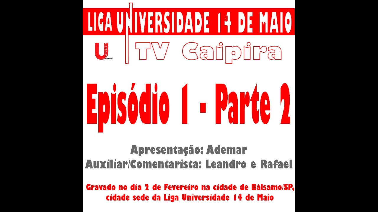 TV Caipira - 1 Episódio 1 Parte - 02 de Fevereiro de 2026
